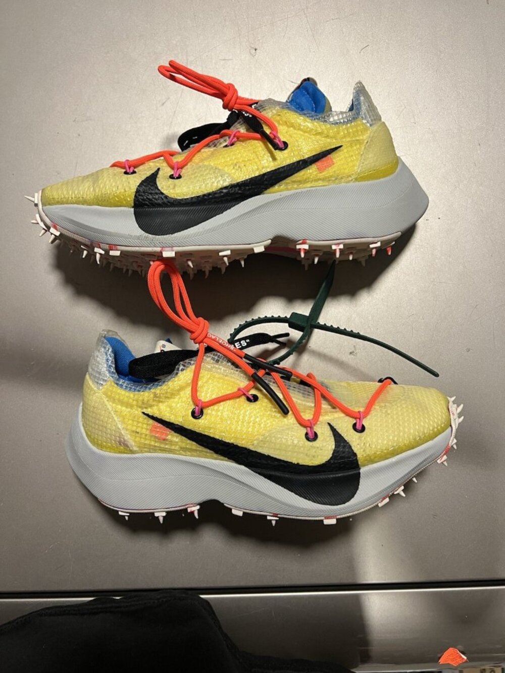 Nike Vapor Street Off White Tour Yellow | CD8178-700 Women size 7.5 New No Box
